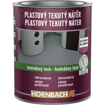 barva na beton Plastový tekutý nátěr HORNBACH RAL 9010 čistá bílá 750 ml