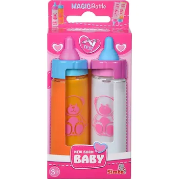 Doplněk pro panenku magické lahvičky pro panenky new born baby – sada 2 ks