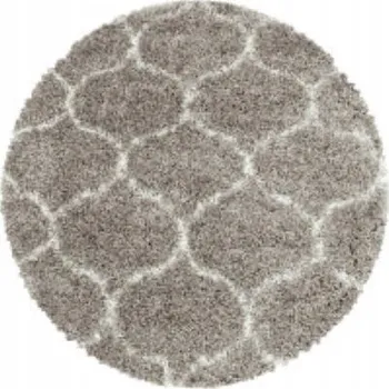 Koberec Koberec shaggy Jetel béžový 120 x 120 kruh