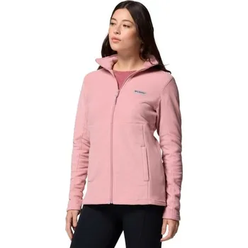 Dámská mikina Dámská fleecová mikina Columbia BASIN TRAIL III FZ XS Růžová, Stříbrná