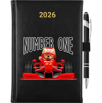 Kalendář Knižkový kalendář 2026 A5 černý