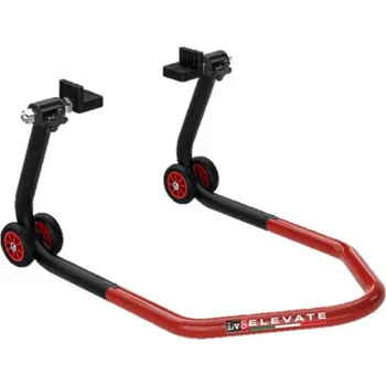 Motodoplněk Zadní stojánek LV8 E620LG.KR with rubber cursors černá/červená