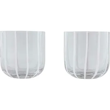 Sklenice OYOY, Sklenice Mizu 320 ml, průhledná, 2 ks - Formadore