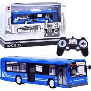 autíčko EE - Autobus na dálkové, otevírací dveře, licence, 2 barvy Modrá