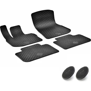 autokoberec Gumové koberce BMW iX3 G08 (od roku 2020>) s fixací suchý zip Flauschpad | GUZU