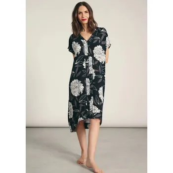 Dámské plavky Dámské plážové šaty Muydemi- černé- volný střih, černá M i321_122628-477501