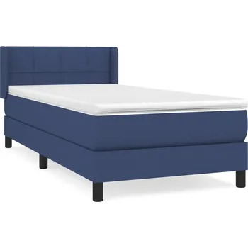 Postel Čalouněná dvoulůžková postel 80x200 modrá