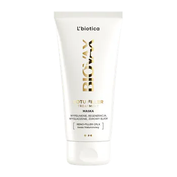 Vlasová regenerace L'biotica Biovax Glamour vyplňující a vyhlazující maska na vlasy, 150 ml