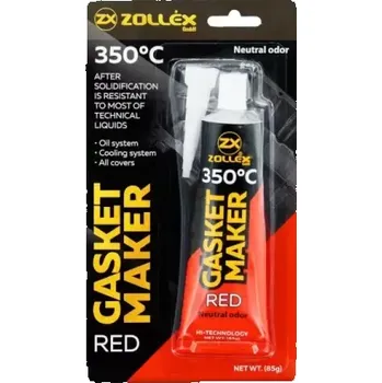 Tmel ZOLLEX GASKET MAKER - Silikonový červený tmel 85g