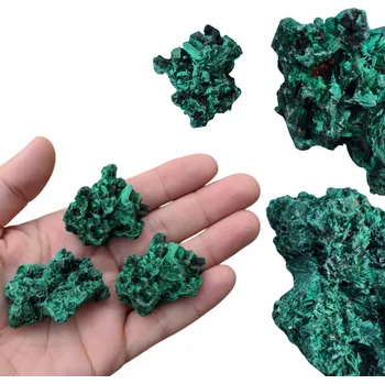 Malachit Surový Vláknitý +/- 50 gramů 4 cm Kongo Minerál Energie