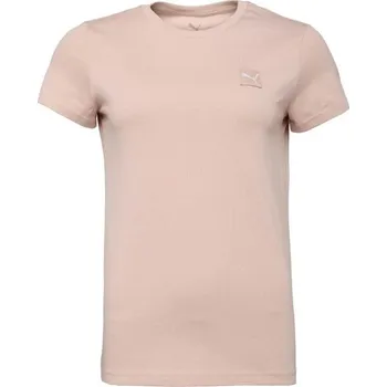 Dámské triko Puma ESSENTIALS ELEVATED TEE M Lososová, Bílá