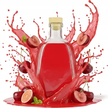 Obraz BUTELKA ASTERIA 500ml s korkem na LIKÉRY , víno a LIKÉRY - SKLO sklo 0,5l