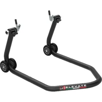 Motodoplněk Zadní stojánek LV8 E620LV.BK s V úchyty pro rolny černý