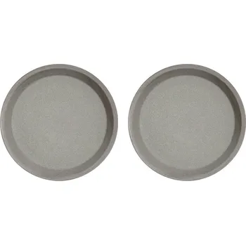 Talíř OYOY, Snídaňové talíře Yuka, 22 cm, šedé, 2 ks - Formadore