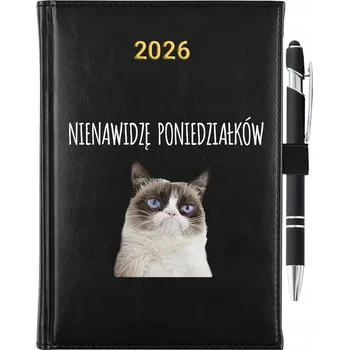 Kalendář Knižkový kalendář 2026 A5 černý