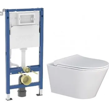 Klozet GEBERIT DuofixBasic bez tlačítka + WC MYJOYS MY1 + SEDÁTKO 458.103.00.2 X MY1