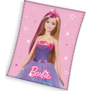 Dětská deka Carbotex Dětská deka Barbie Princezna 150x200 cm