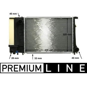 Chladič motoru Chladič, chlazení motoru MAHLE CR 495 000P