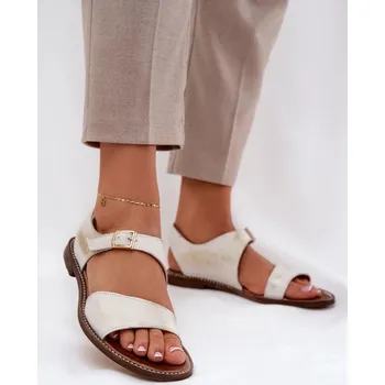 Dámské sandále Sandály Step in Style z přírodní kůže- plochý podpatek, 36 i240_210695_2:36