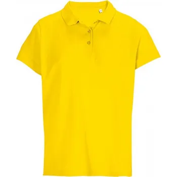 Dámské tričko Sol's Dámská vegan polokošile Pulse 170 g/m s krátkým rukávem Barva: Zlatá, Velikost: M L04501