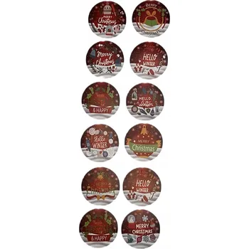 samolepka Vánoční Samolepky 50 Ks - Merry Vánoce a ahoj zima