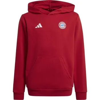 Chlapecká mikina Dětská mikina adidas FC BAYERN KIDS HD 164 Červená, Bílá