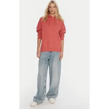 Pánské oblečení Quiksilver Mikina Esential Hoodie EQWFT03191 Korálová Regular Fit M