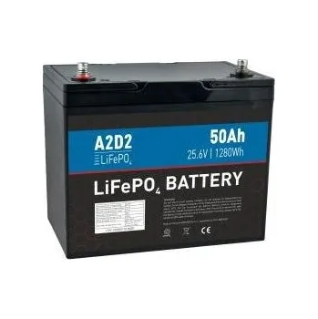 Záložní baterie Avacom A2D2 baterie LiFePO4 25,6V 50Ah M8 (LFA2-24V050C10-M8B2)