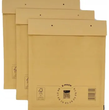 Obálka Bublinková obálka E-Pack hnědá E15 240x275 mm 100 ks