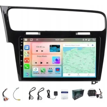 Autorádio AUTORÁDIO S GPS NAVIGACÍ ANDROID VW GOLF 7 2012-2019 CARPLAY WIFI 6GB RAM 128GB PAMĚŤ