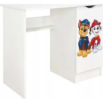 Obdélníkový psací stůl Leomark 90 x 50 x 77 cm bílý