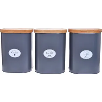 Dóza na potraviny Sada 3 dóz na čaj, kávu a cukr, velké