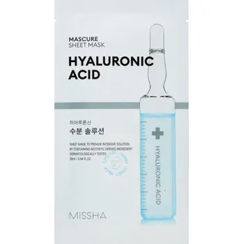 Pleťová maska Missha Mascure Hyaluronic Acid Sheet Mask