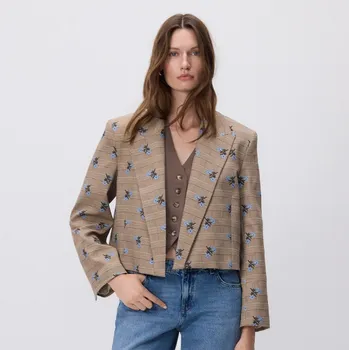 Dámské sako Reserved - Sako s vyšívaným vzorem - vícebarevná - 276FT-MLC - 276FT-MLC-L