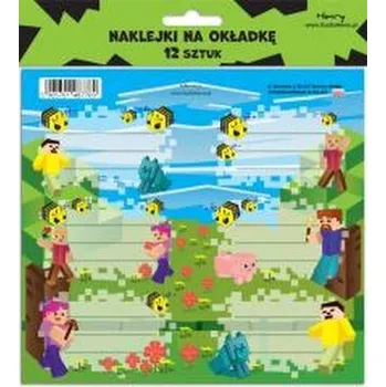 Set školních potřeb Naklejki na zeszyty - Gra 2 (12szt) (pl, 2000, Henry)