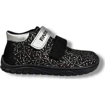 Dívčí obuv FARE BARE B5426211 – dívčí barefoot celoroční nepromokavé boty černé - 27