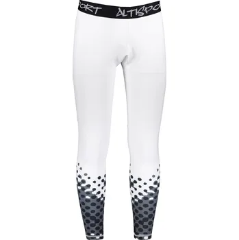 Dámské kalhoty Pánské sportovní legíny dlouhé premium ALTISPORT VOJ/ALM109LEG01 BÍLÁ XXXL