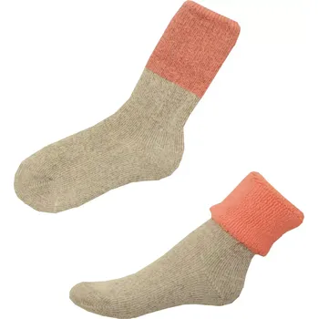 Dámské ponožky Ponožky s ovčí vlnou Matex 838 Helena Merino losos velikost 27-28