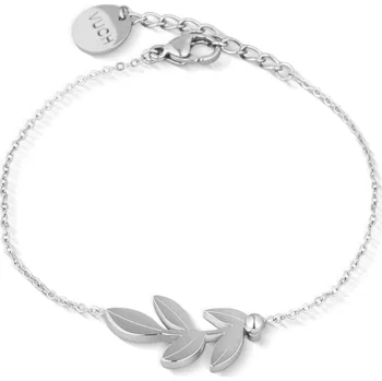 Náramek Stříbrný náramek Little Leaf VUCH šedá 1771532