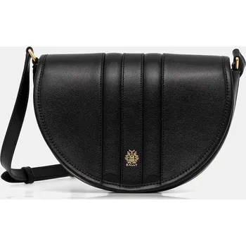 Kabelka Kožená kabelka Bally WAM04A černá 99A, vel. ONE SIZE