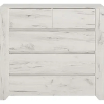 Komoda Tempo Kondela Komoda typ 43, bílá craft, ANGEL