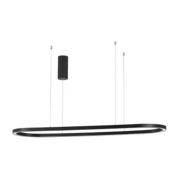 Závěsné LED svítidlo NOVA LUCE CUPPE 58W 3000K černé 9345624