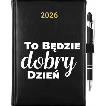 Kalendář Knižkový kalendář 2026 A5 černý