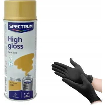 Barva ve spreji Barva ve ve spreji s vysokým leskem 400 ml zlatá