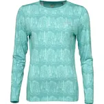 Dámské technické triko Head ORBENA XL Tyrkysová, Stříbrná