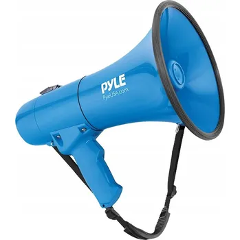 IP kamera MEGAFON VÝKONNÝ S DLOUHÝM DOSAHEM MODRÝ PYLE, NA BATERIE, VODĚODOLNÝ