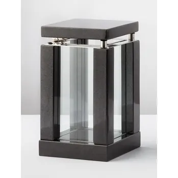 Smuteční dekorace L54-15x15/24 Žulová hřbitovní lucerna L54-15