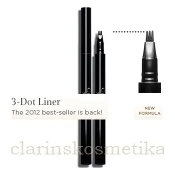 Oční linky Clarins 3-Dot Liner - Intense Black