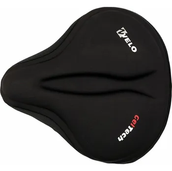 Sedlo na kolo potah sedla gelový anatomický široký (kvalitní potah pro vyšší komfort jízdy, šířka 270 mm x délka 287 mm)