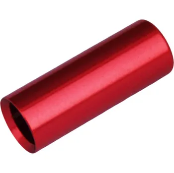 Lanko pro jízdní kolo koncovka bowdenu MAX1 CNC Alu 4 mm utěsněná červená 100 ks (koncovka bowdenu MAX1 CNC Alu 4mm červená utěsněná)